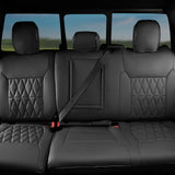 Seat Covers for Ford F150 2015-2020 & F250 F350 F450 Crew Cab 17-22 Black