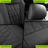 Seat Covers for Ford F150 2015-2020 & F250 F350 F450 Crew Cab 17-22 Black