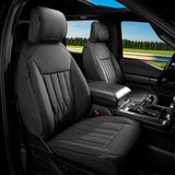 Seat Covers for Ford F150 2021-2026 & F250 F350 F450 Crew Cab 22-25 Black