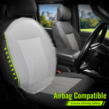 Front Seat Covers for Ford F150 2021-2026 & F250-F450 Crew 22-25 Black& Gray