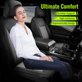 Front Seat Covers for Ford F150 2021-2026 & F250-F450 Crew 22-25 Black& Gray