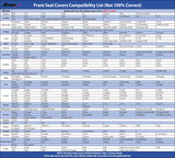 Universal Car Seat Covers Cushion Protecots PU Leather - 02 Style