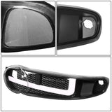 01-07 GMC Sierra / Yukon Denali LED DRL Headlights 4PC Black