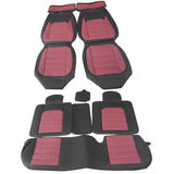 2007-2025 Jeep Wrangler JK JL Leather Car Seat Cover w/ Pocket