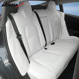 2017-2023 Tesla Model 3 Front Rear 5-Seat Seat Covers Leather