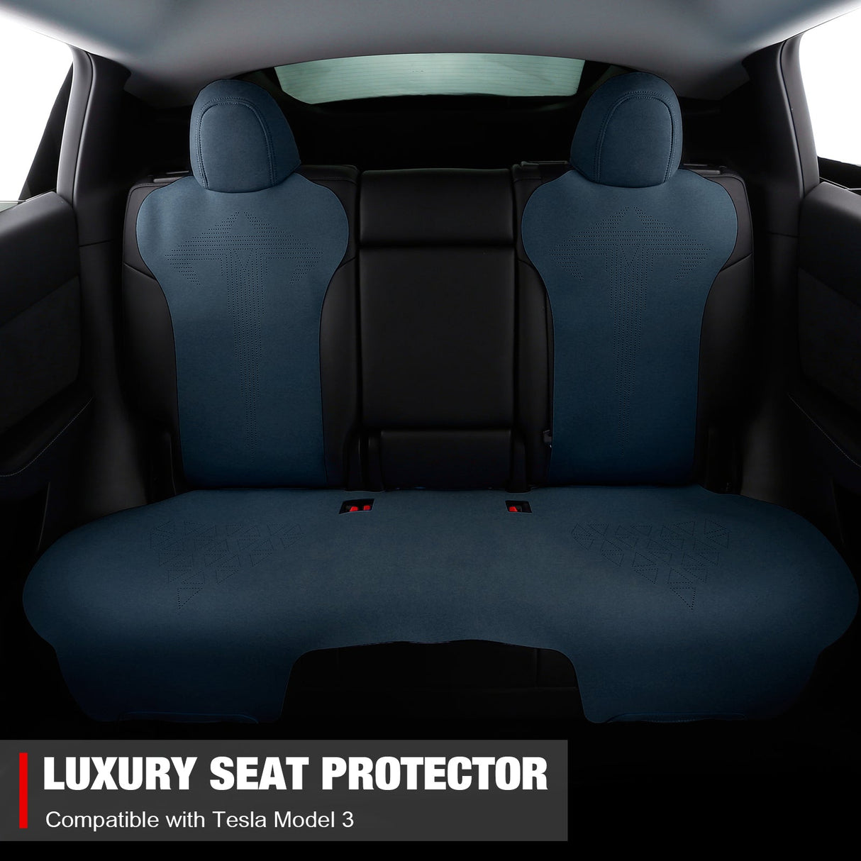 2017-2023 Tesla Model 3 Seat Covers Cushions V1 Suede Leather