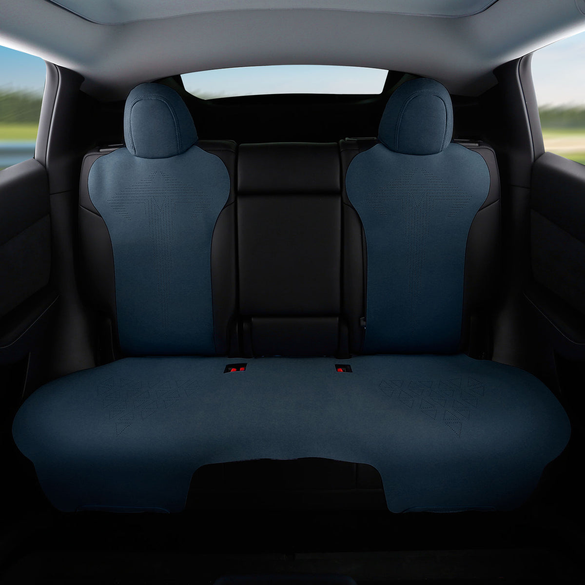2017-2023 Tesla Model 3 Seat Covers Cushions V1 Suede Leather