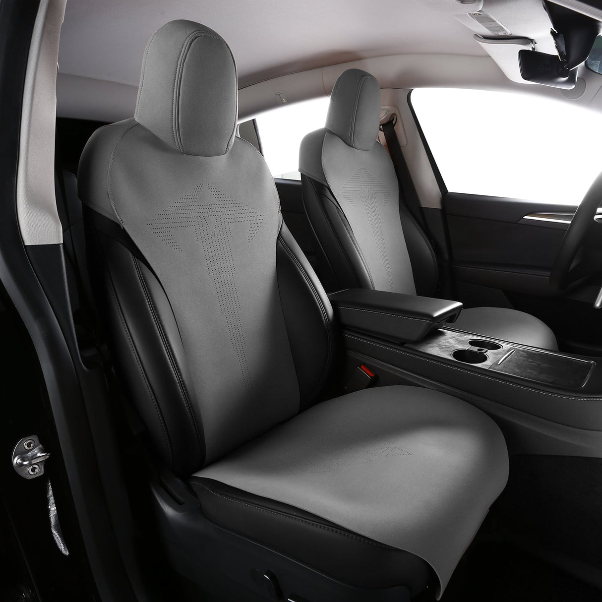 2017-2023 Tesla Model 3 Seat Covers Cushions V1 Suede Leather