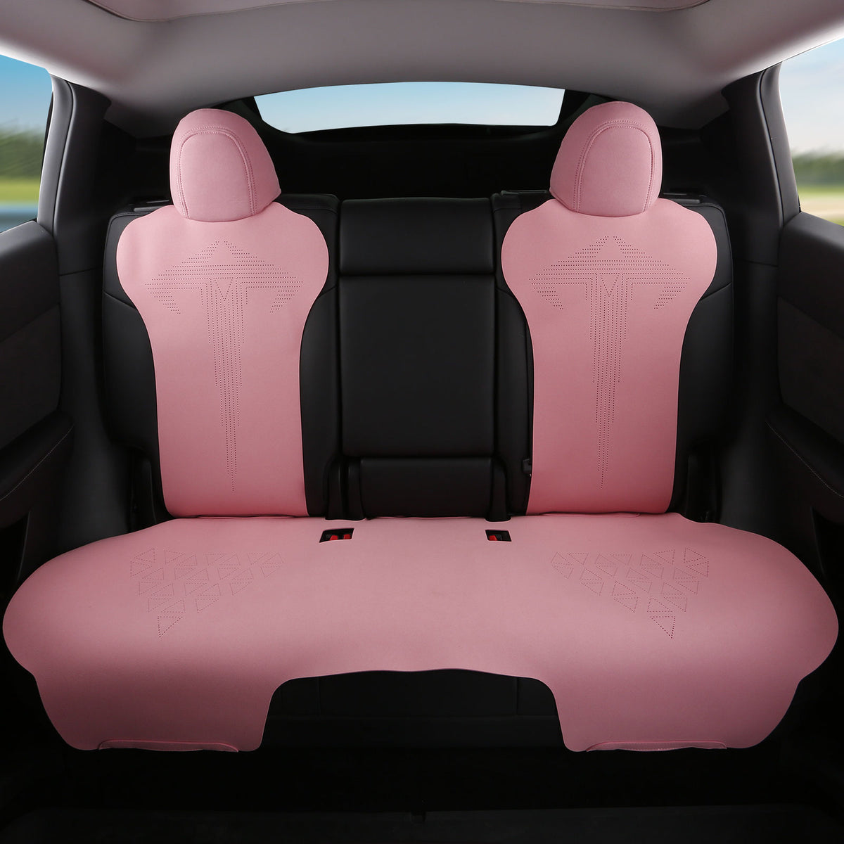 2017-2023 Tesla Model 3 Seat Covers Cushions V1 Suede Leather