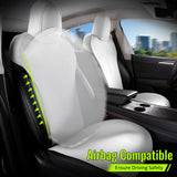 2017-2023 Tesla Model 3 Seat Covers Cushions V1 Suede Leather