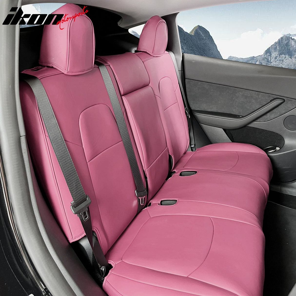 2020-2024 Tesla Model Y Front Rear 5-Seat Seat Covers Leather