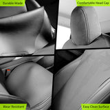 2020-2024 Tesla Model Y Seat Covers Cushions V1 Suede Leather