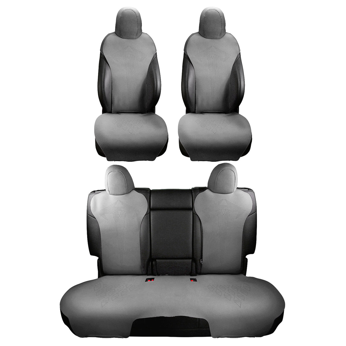 2020-2024 Tesla Model Y Seat Covers Cushions V1 Suede Leather
