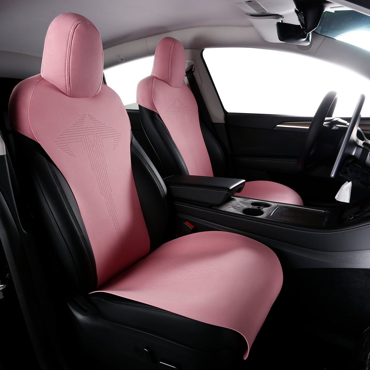 2020-2024 Tesla Model Y Seat Covers Cushions V1 Suede Leather