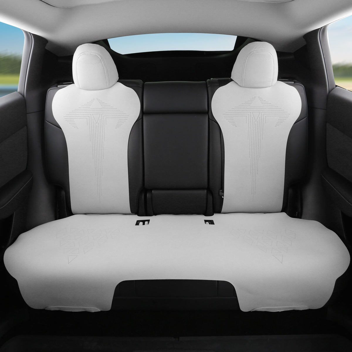 2020-2024 Tesla Model Y Seat Covers Cushions V1 Suede Leather