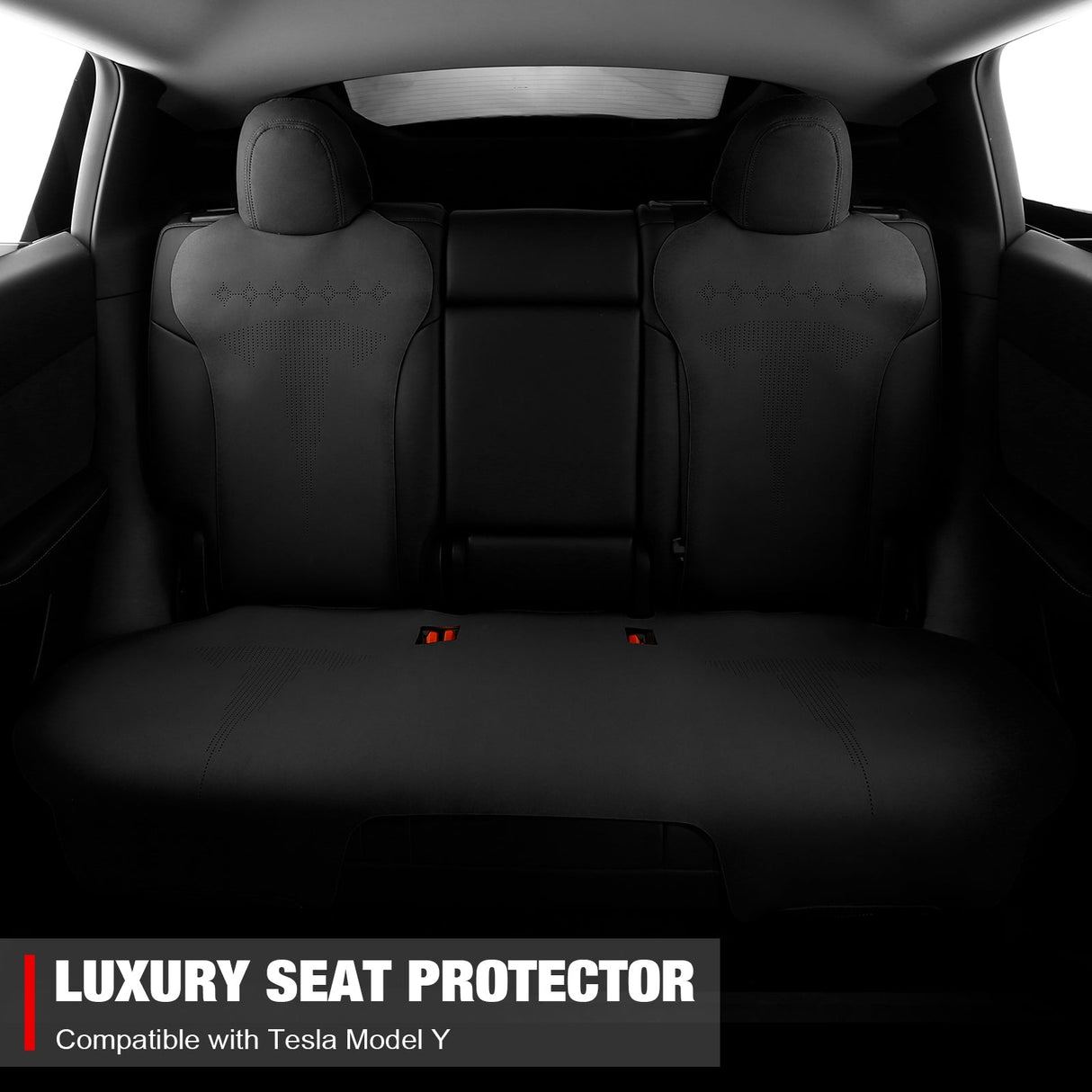 2020-2024 Tesla Model Y Seat Covers Cushions V2 Suede Leather