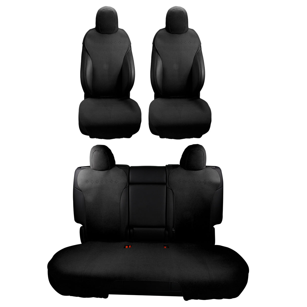 2020-2024 Tesla Model Y Seat Covers Cushions V2 Suede Leather