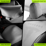 2020-2024 Tesla Model Y Seat Covers Cushions V2 Suede Leather
