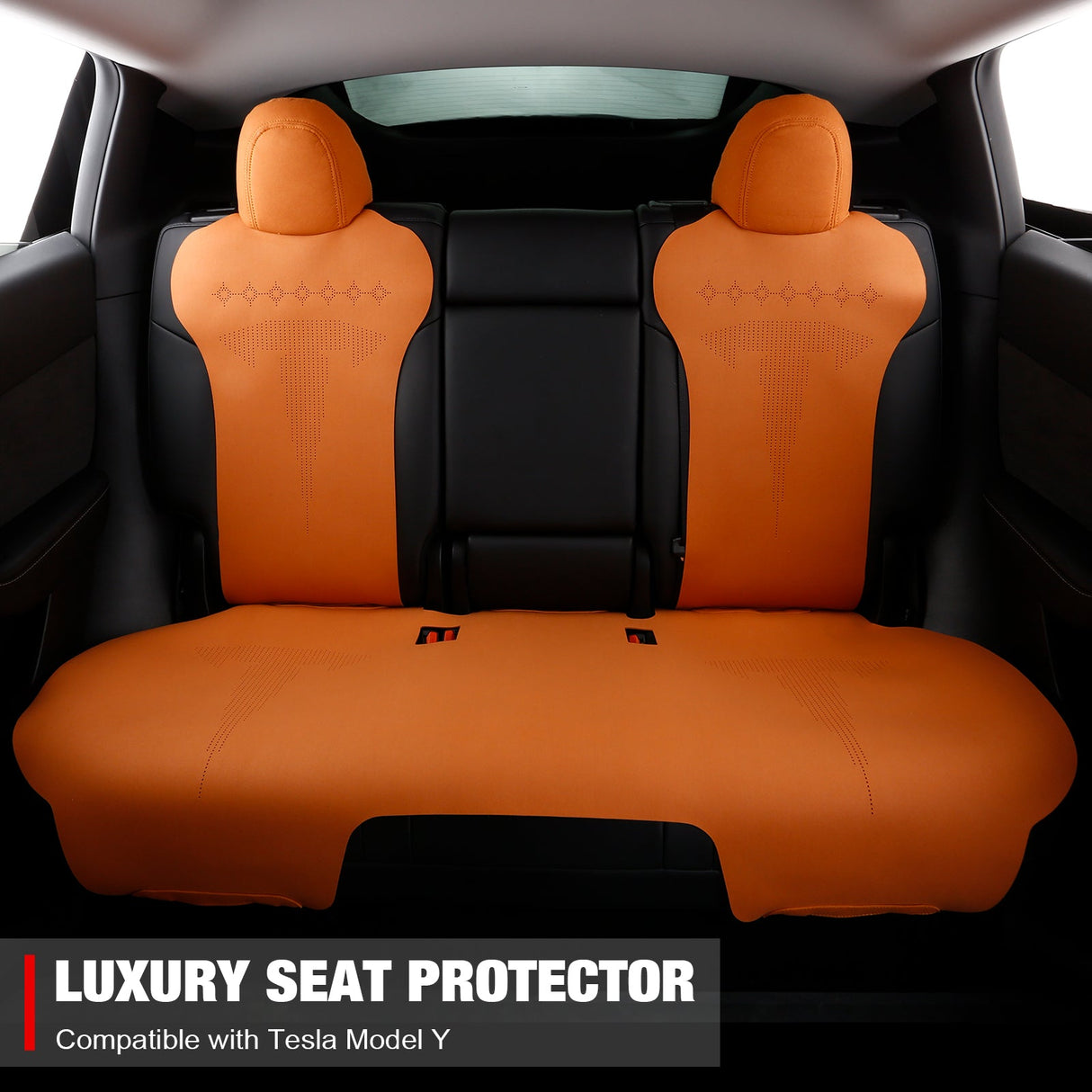 2020-2024 Tesla Model Y Seat Covers Cushions V2 Suede Leather