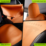 2020-2024 Tesla Model Y Seat Covers Cushions V2 Suede Leather