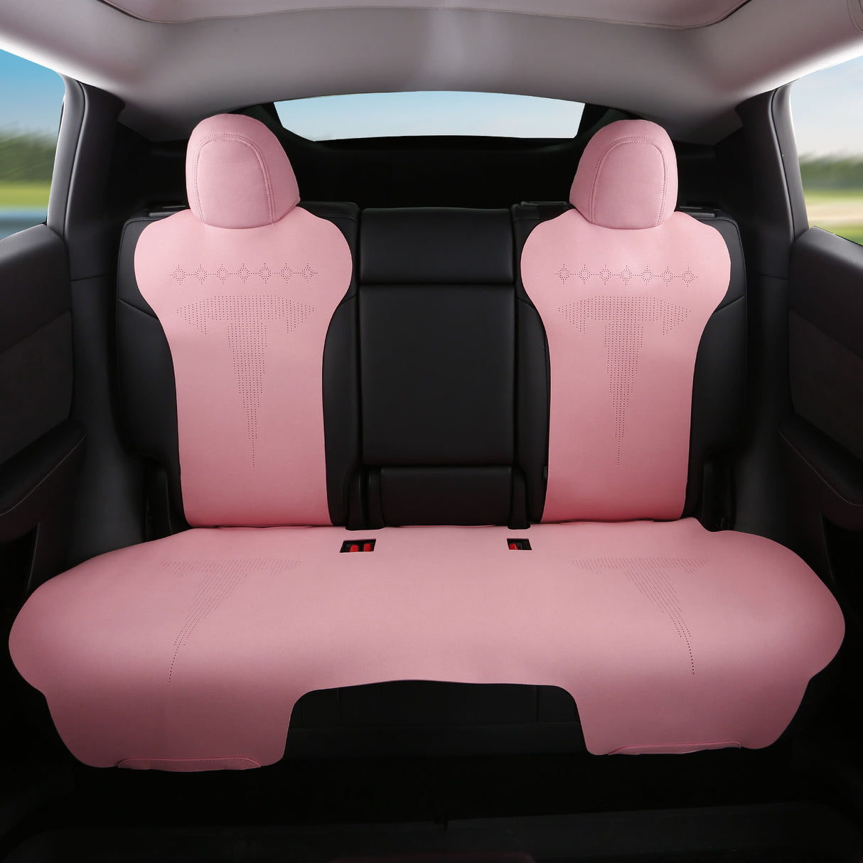 2020-2024 Tesla Model Y Seat Covers Cushions V2 Suede Leather
