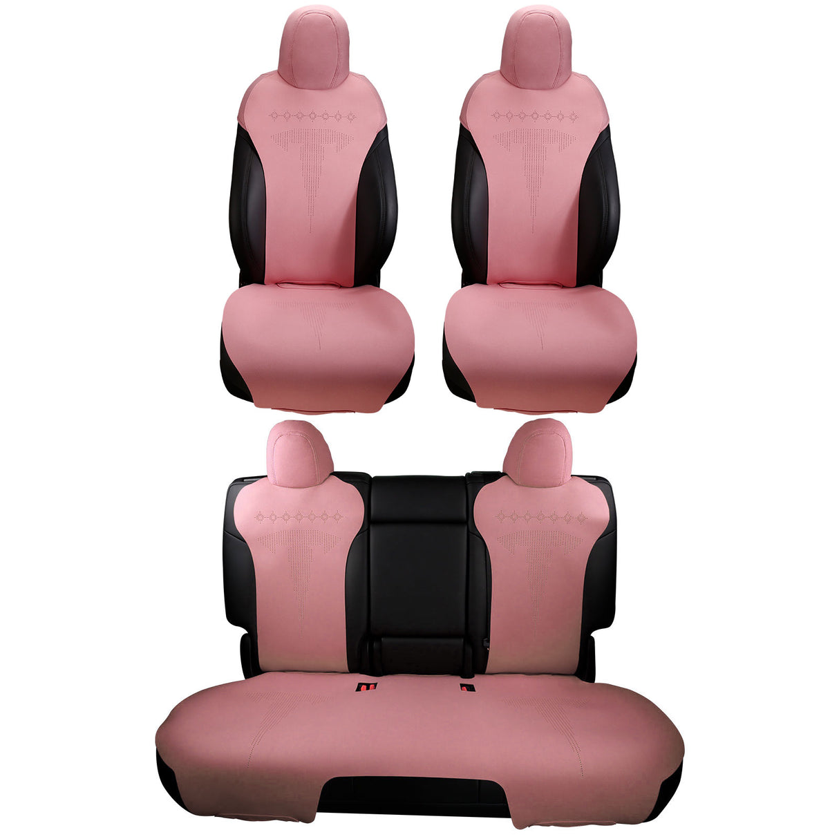 2020-2024 Tesla Model Y Seat Covers Cushions V2 Suede Leather