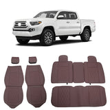 2005-2023 Toyota Tacoma Pickup 5 Seats Seat Covers PU Leather