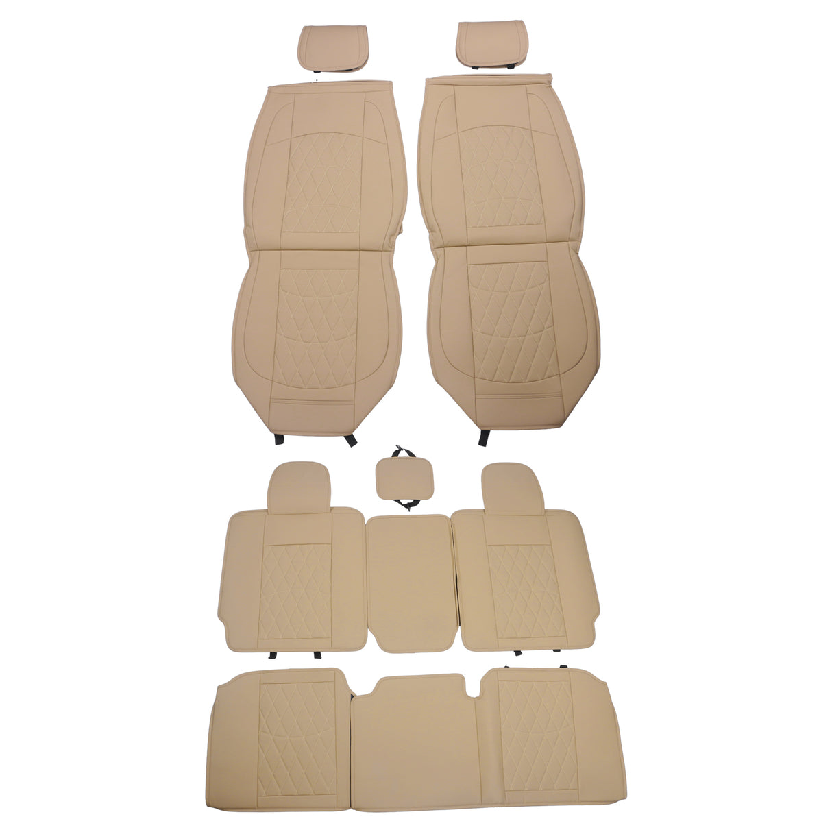 2008-2023 Toyota Tundra Pickup 5-Seat Seat Covers PU Leather