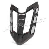 2020-2027 C8 Coupe Type-ZR1 Rear Split Window Functional Dry Carbon Fiber Double Sided w/Glass For Stingray/Z06/E-Ray/Grand Sport