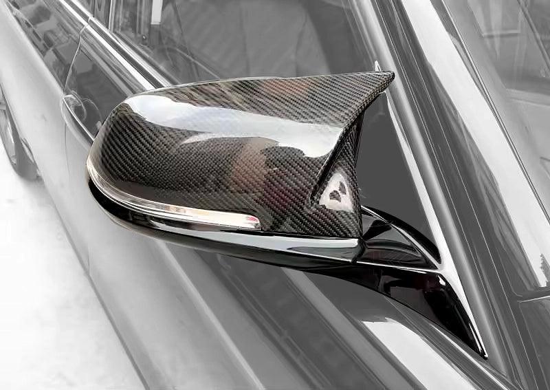 BMW  1 & 2 Series F20 F21 F22 F32 F87 M135i M140i M Style Carbon Fiber Side Mirror Covers (2012 - 2019) - K2 Industries