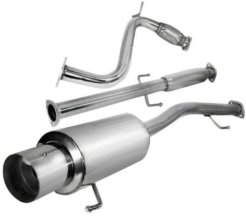 Spec-D Tuning Exhaust Honda Accord (90-93) N1 Muffler w/ Burnt Blue or Polished Tip