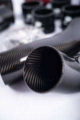 RENNELEMENT G90/G99 M5 3.5” Dry Carbon Fiber Front Mount Intake System