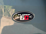 Florida FL6G Club Sticker for Rear Emblem Oval - 2021-2024 Bronco / Bronco Sport