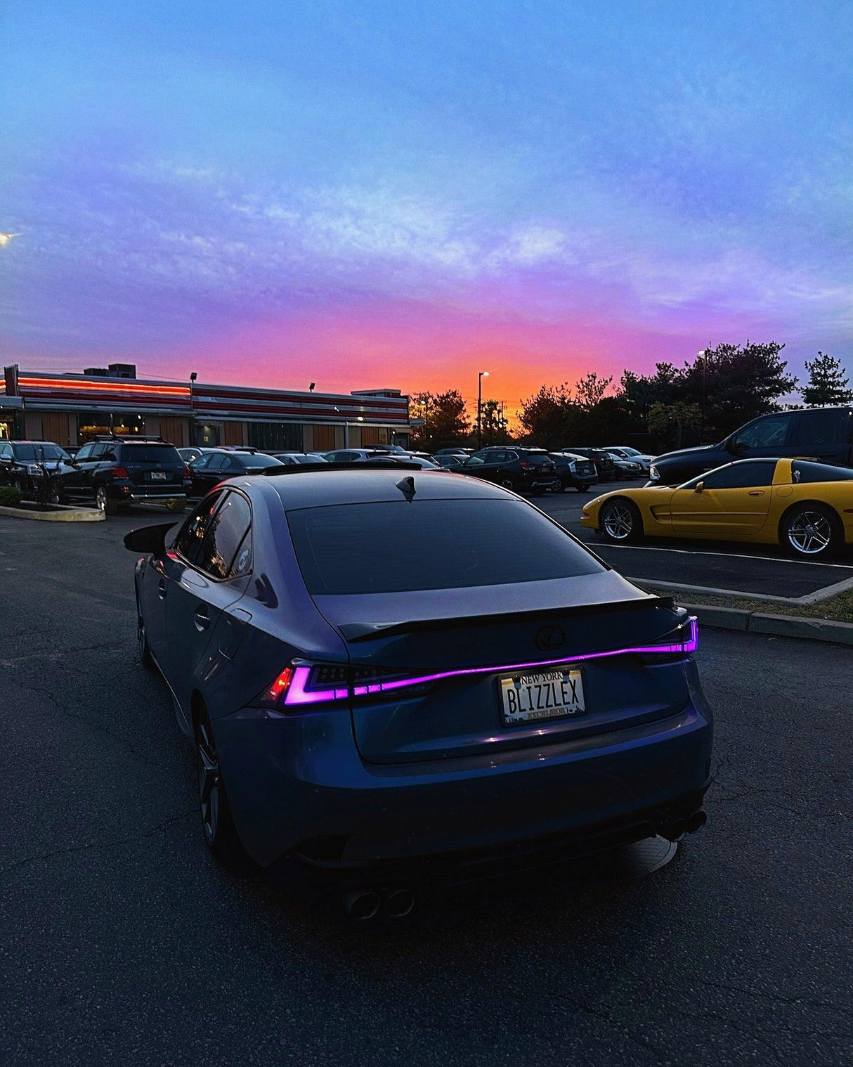 Lexus IS 300h Modern Tail Light Upgrade (RGB Color Changing) LED Tail Lights (2014-2020) - K2 Industries