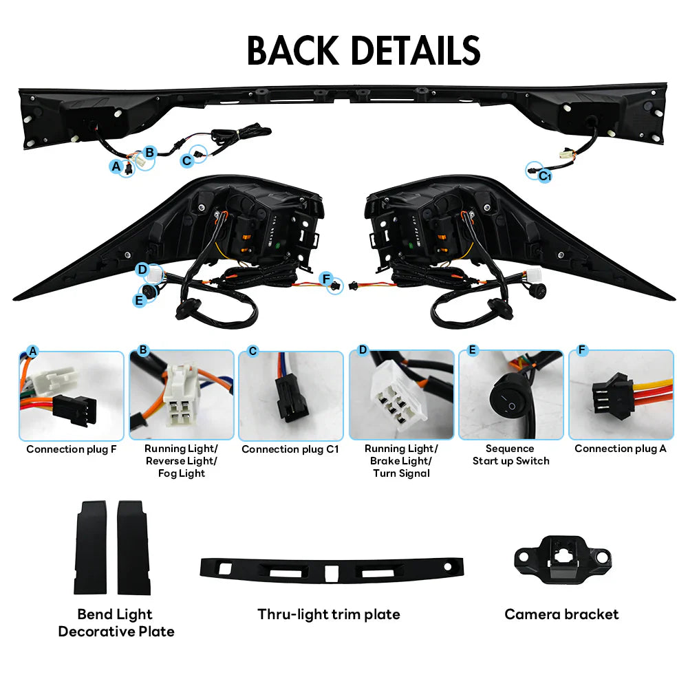 NTXGlow RGB Tail Lights 2014-2021 Lexus IS250 IS300 IS350 IS500 IS200t