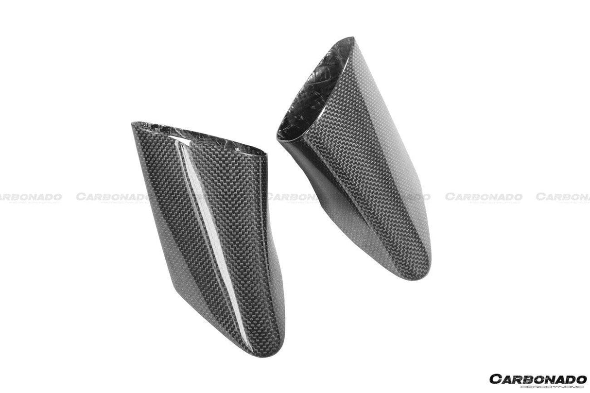 2010-2015 Ferrari Carbon Fiber Mirror Replacement Carbonado (OE) Fits: 458 Italia and Spider, 458 Specialer