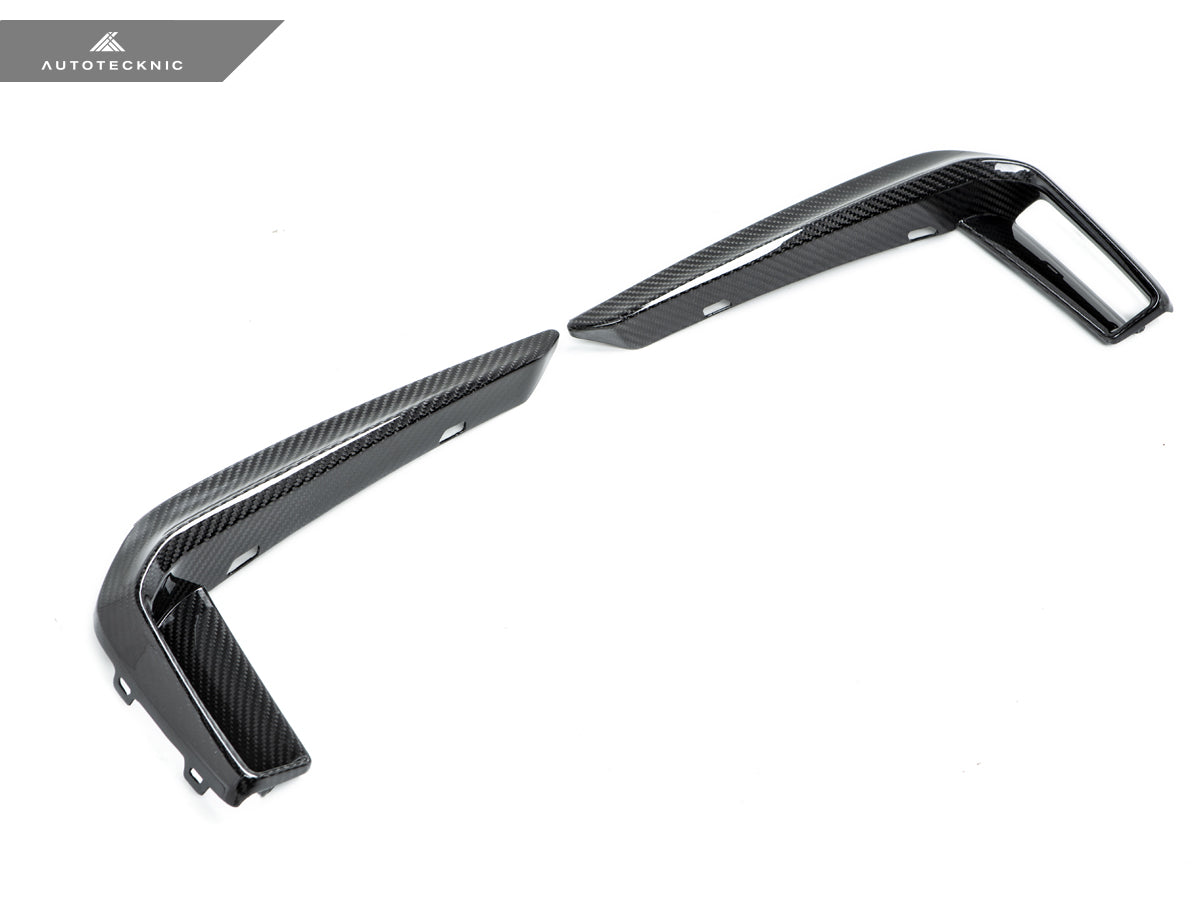 AutoTecknic Dry Carbon Front Bumper Trim - G30 5-Series M-Sport