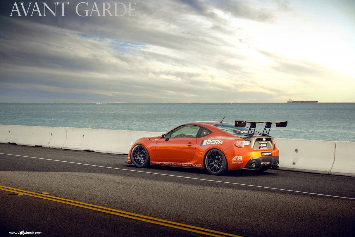 Scion FRS / Toyota GT86/ Subaru BRZ GT250 Carbon Fiber Adjustable Wing 2013-2016 w. 11" Pedestals Set