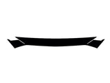 SEC10 Front Bumper Paint Protection Film; Top (18-23 Mustang GT, EcoBoost)