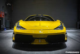 2010-2015 Ferrari Carbon Fiber Front Bumper Carbonado (OE) Fits: 458 Italia and Spider