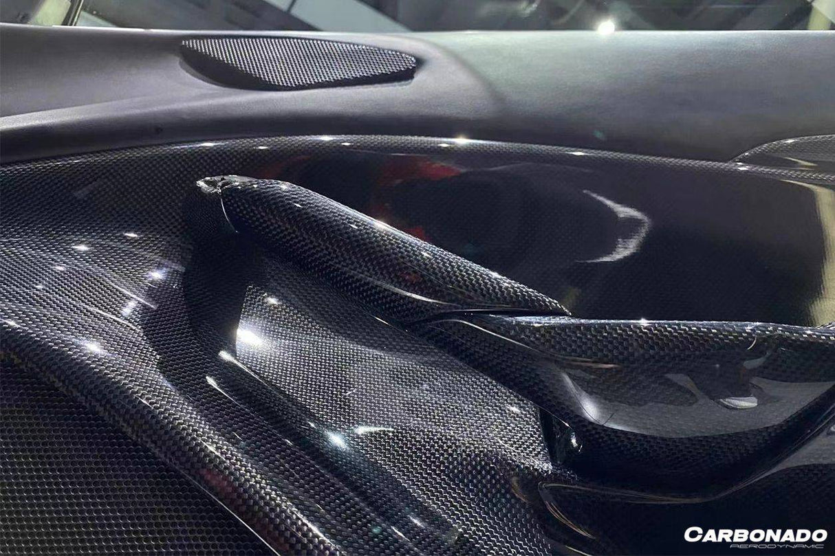 2015-2020 Ferrari 488 GTB Spider OE Style Carbon Fiber Door Handle Interior