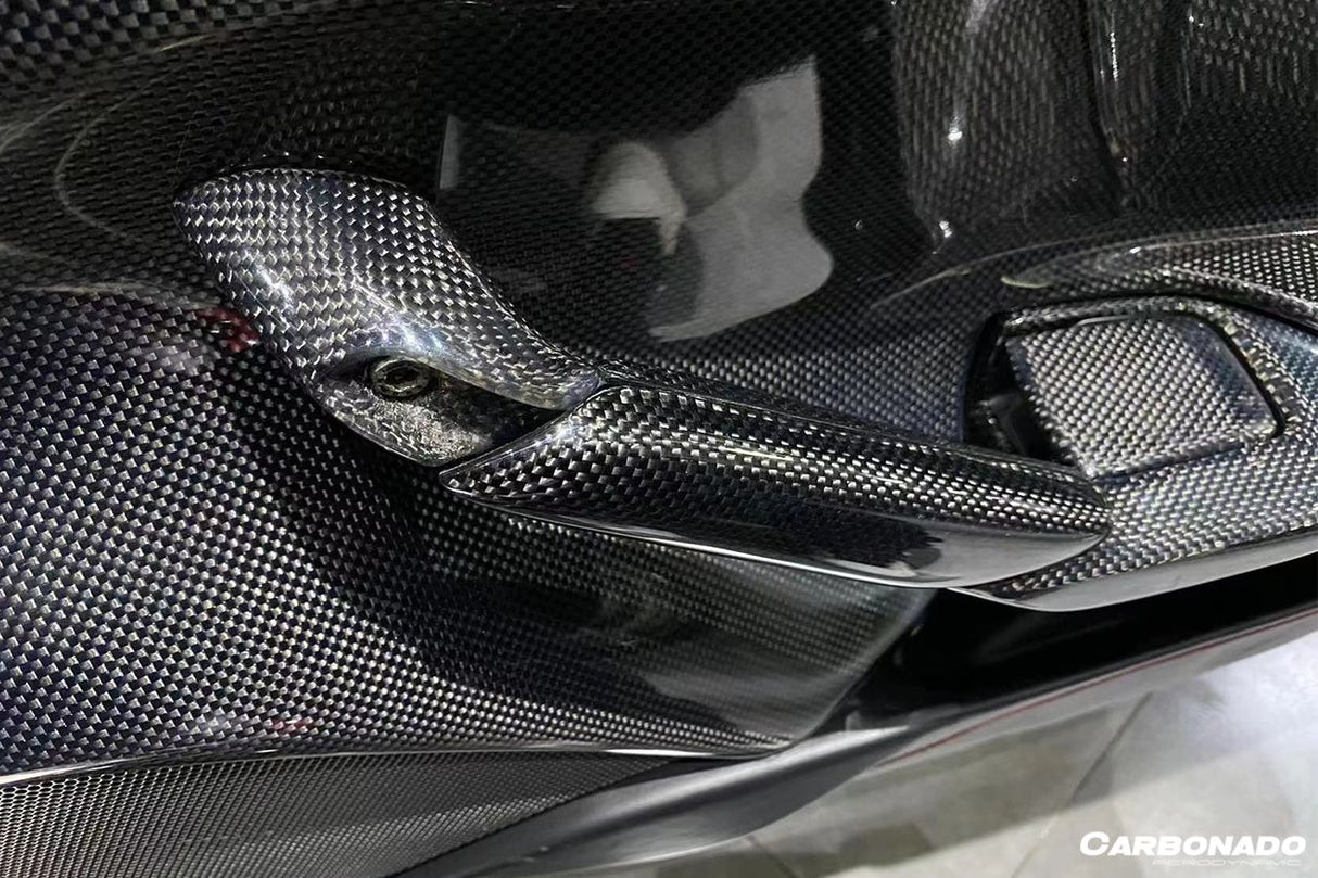 2015-2020 Ferrari 488 GTB Spider OE Style Carbon Fiber Door Handle Interior