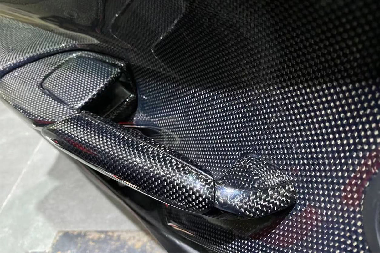 2015-2020 Ferrari 488 GTB & Spider Carbon Fiber Door Handle Interior