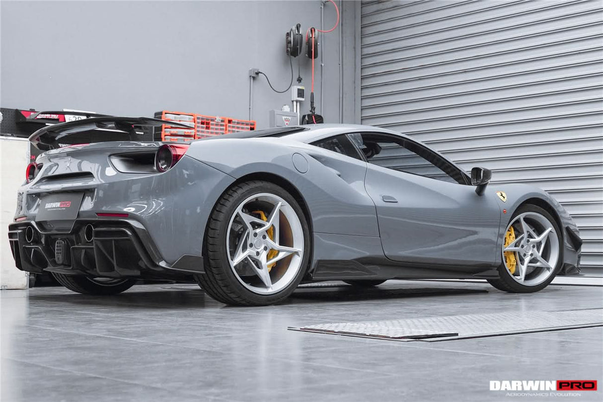 DarwinPRO 2015-2020 Ferrari 488 GTB & Spider iMP-Performance Carbon Fiber Rear Diffuser