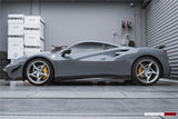 DarwinPRO 2015-2020 Ferrari 488 GTB & Spider iMP-Performance Carbon Fiber Side Skirts Under Board