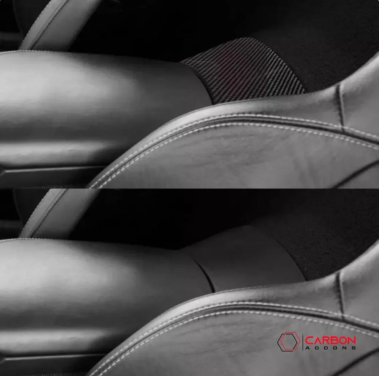 C7 Corvette 2014-2019 Rear Center Console Carbon Fiber Overlay