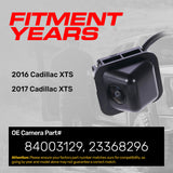 Cadillac XTS (2016-2017) OEM Replacement Backup Camera OE Part # 23368296, 84003129