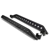 2007-2016 Jeep Wrangler Rock Crawler Nerf Bars 4 Door 7" Black