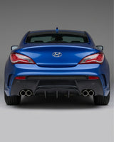 2010–2016 Hyundai Genesis Coupe MSR Style Rear Bumper – Fiberglass (FRP)