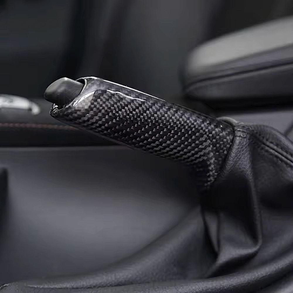 BMW Carbon Fiber Handbrake Lever Cover - K2 Industries